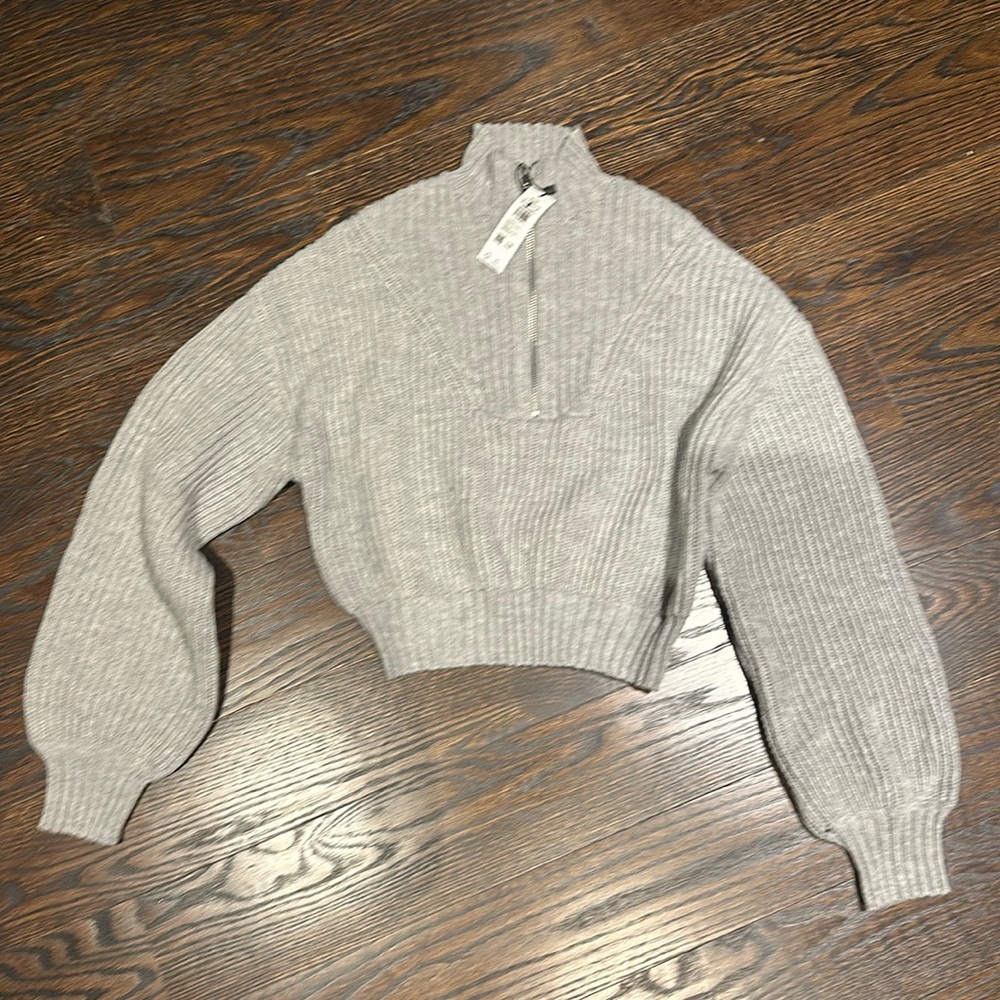 80’S 1/2 ZIP MOCK NECK